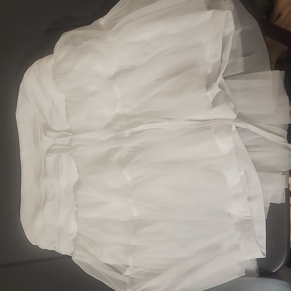 Pirouette Skort - Cool White RARE